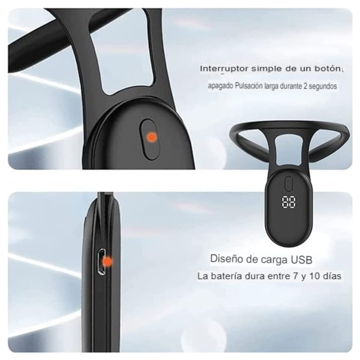Corrector de Postura Masaje Ultrasónico