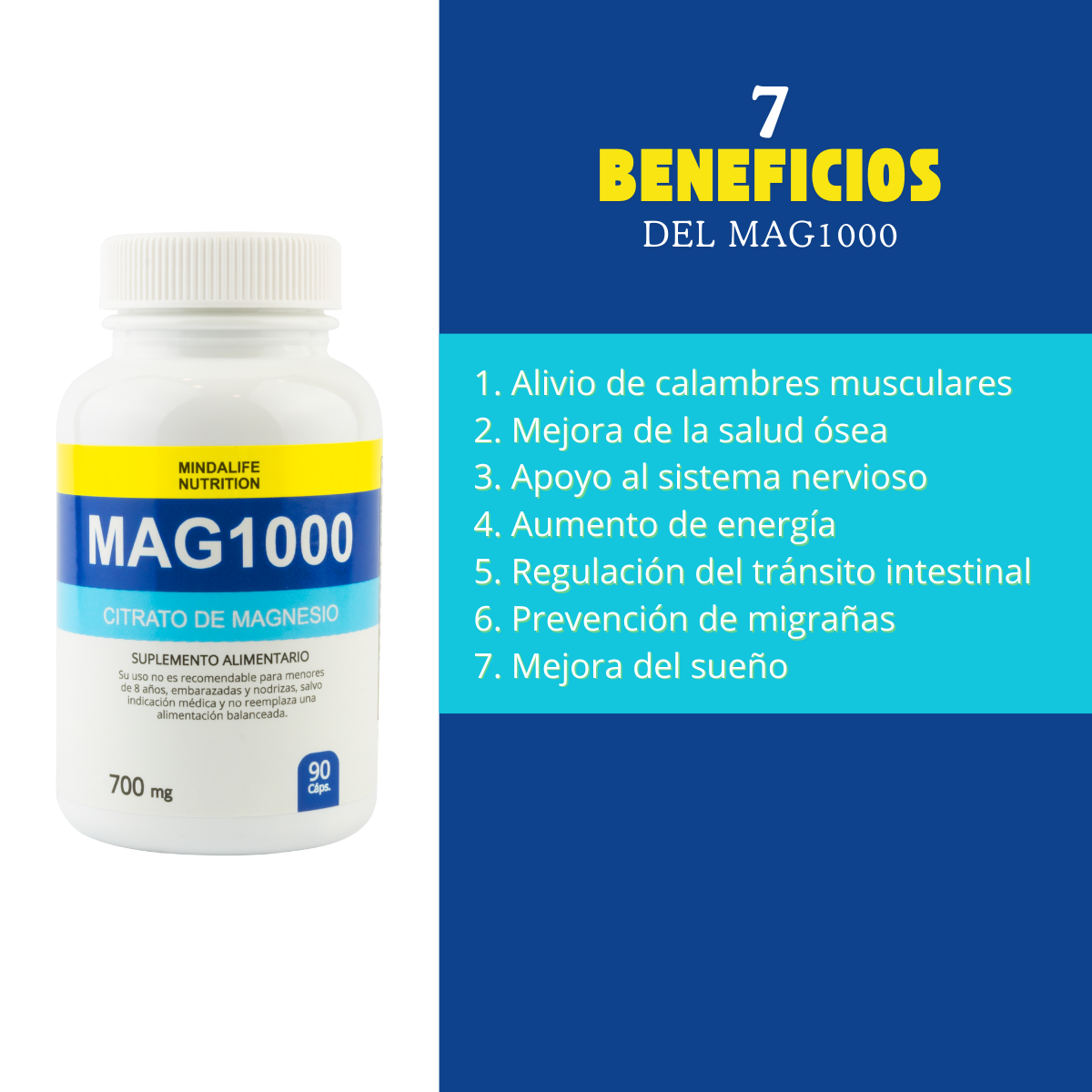 CITRATO DE MAGNESIO 1000mg