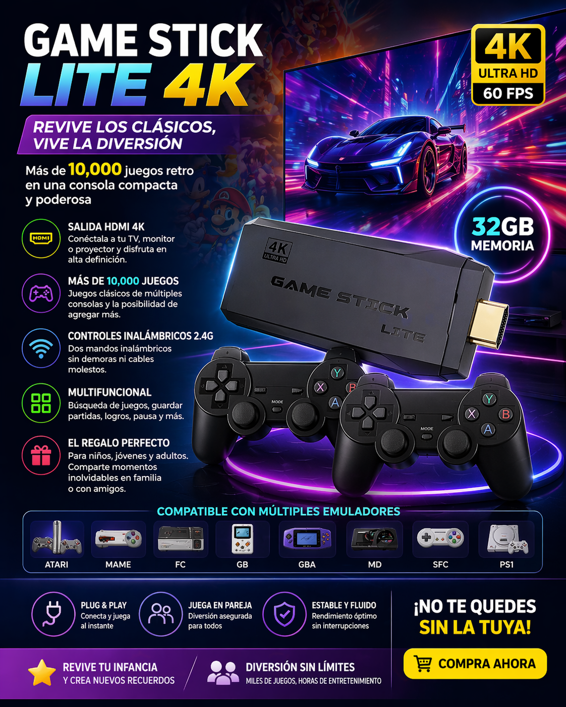 Game Stick Lite 32 GB