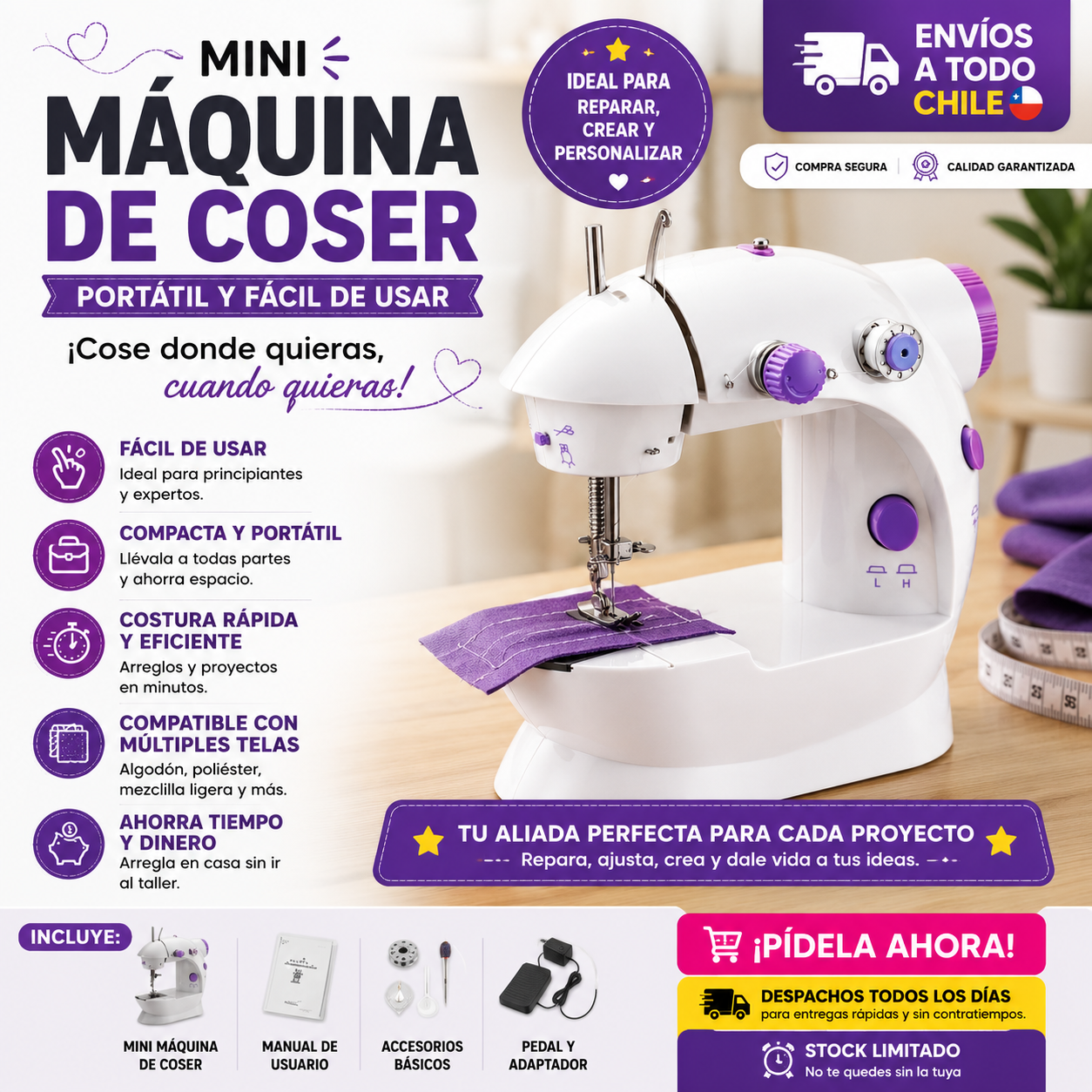 Mini Maquina De Coser