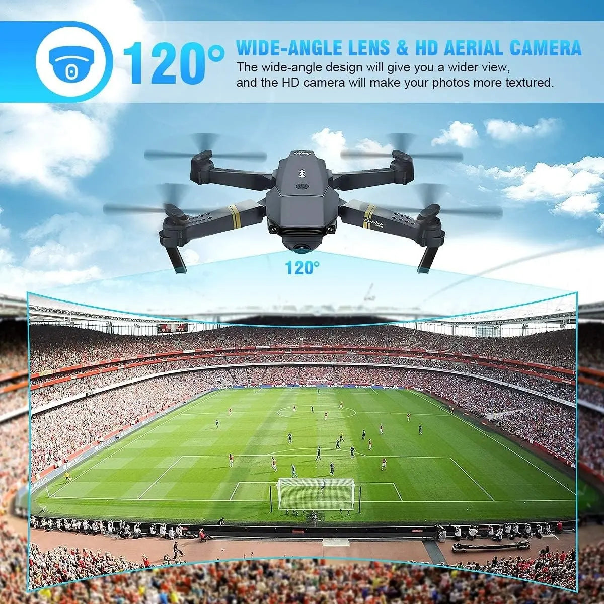 Drone 998 Pro Recargable Cámara Dual 4k